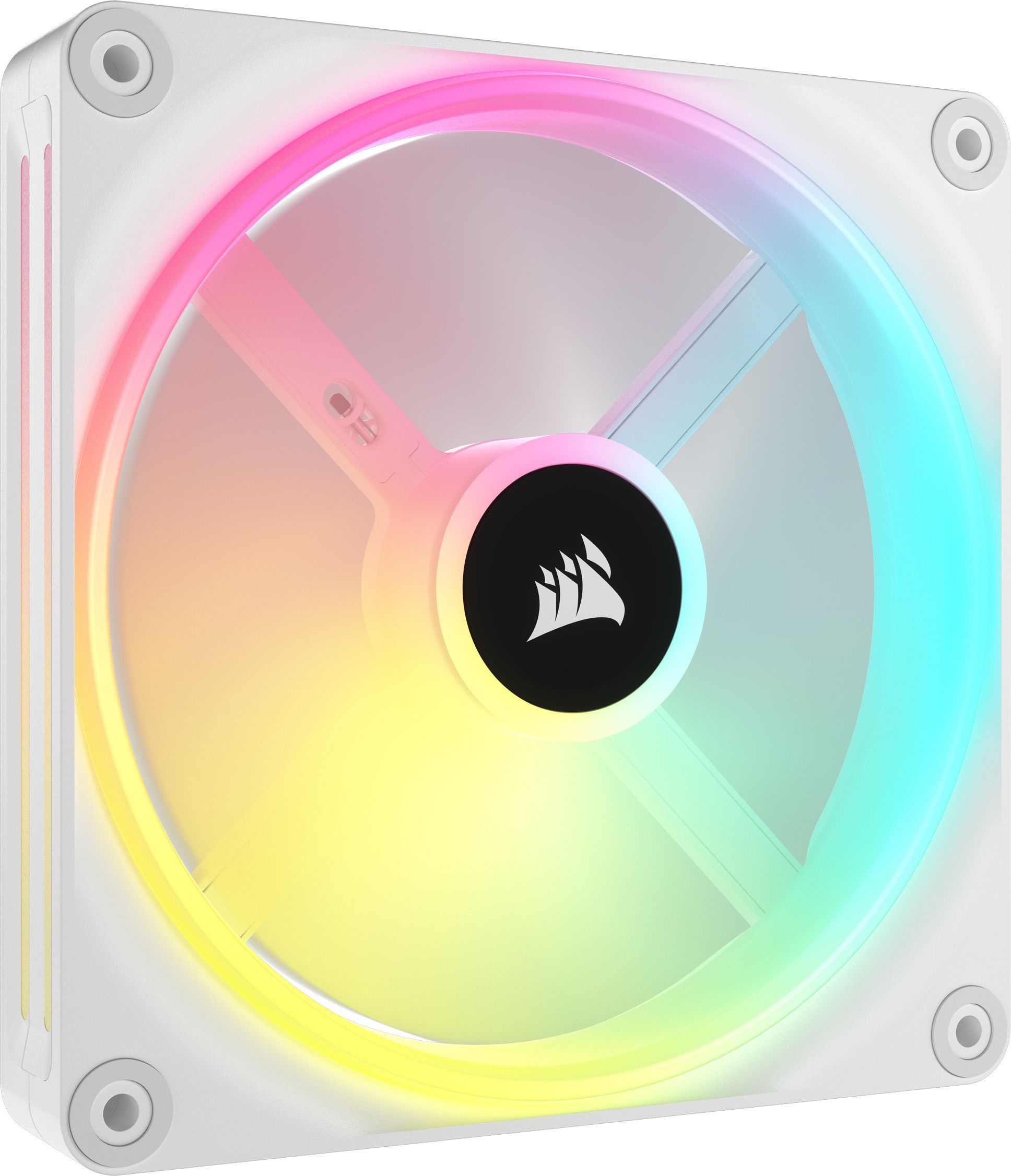 CORSAIR QX RGB Series, iCUE LINK QX140 RGB WHITE, 140mm Magnetic Dome RGB Fan, Expansion Kit
